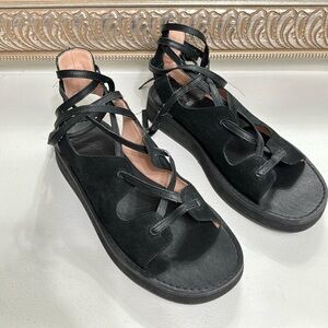JCrew Leather Gladiator Sandals Size 9